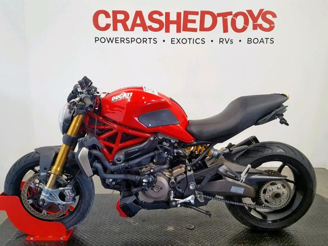 ZDM1RBSWXEB000403 - 2014 DUCATI MONSTER 12 RED photo 3