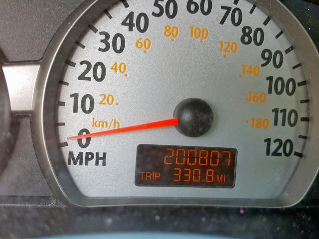 1G8AL52F33Z184404 - 2003 SATURN ION LEVEL BLACK photo 8