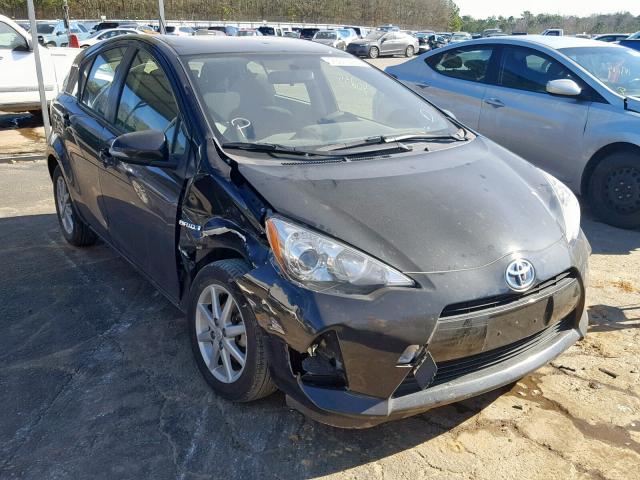 JTDKDTB37E1569211 - 2014 TOYOTA PRIUS C BLACK photo 1