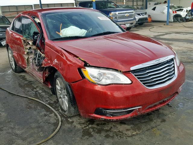 1C3CCBAB4CN178277 - 2012 CHRYSLER 200 LX RED photo 1