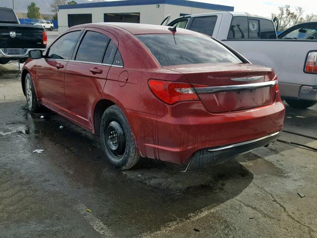 1C3CCBAB4CN178277 - 2012 CHRYSLER 200 LX RED photo 3