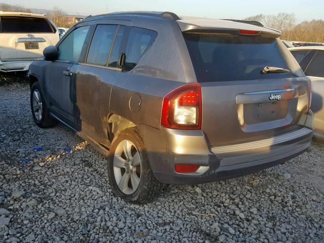 1C4NJDBB5ED584789 - 2014 JEEP COMPASS SP ნაცრისფერი ფოტო 3