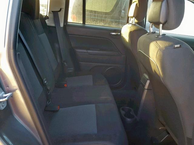 1C4NJDBB5ED584789 - 2014 JEEP COMPASS SP ნაცრისფერი ფოტო 6