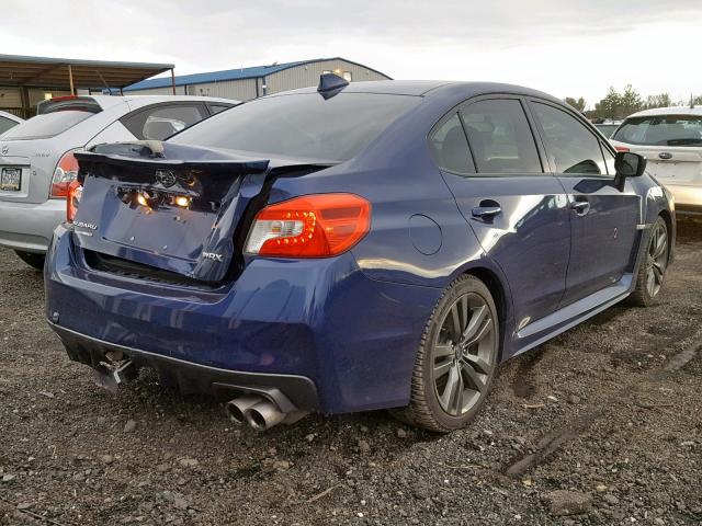 JF1VA1E64G9825511 - 2016 SUBARU WRX PREMIU BLUE photo 4