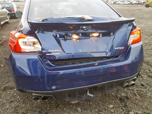 JF1VA1E64G9825511 - 2016 SUBARU WRX PREMIU BLUE photo 9