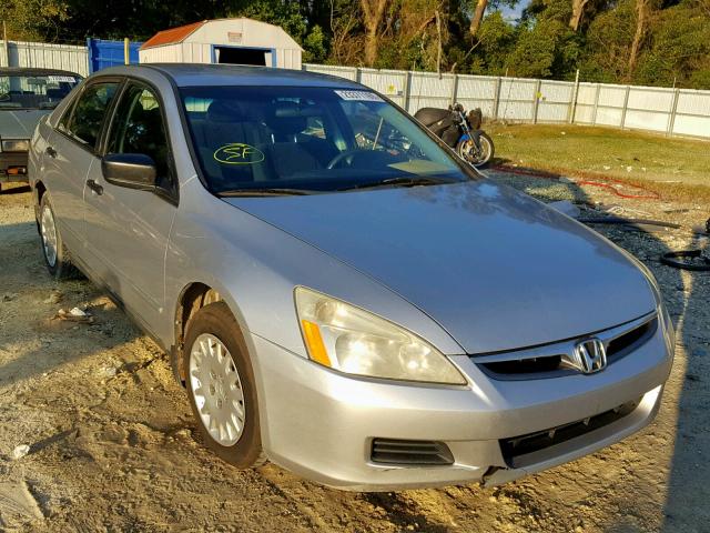 1HGCM55177A107472 - 2007 HONDA ACCORD VAL SILVER photo 1