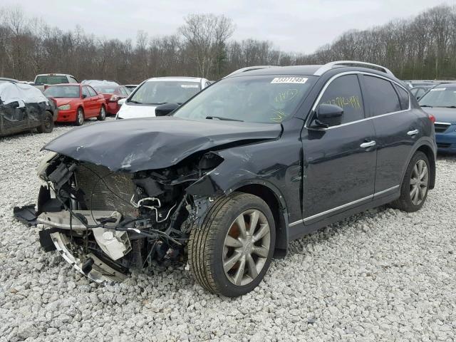 JN1AJ0HR0AM753870 - 2010 INFINITI EX35 BASE BLACK photo 2