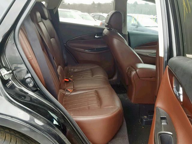 JN1AJ0HR0AM753870 - 2010 INFINITI EX35 BASE BLACK photo 6