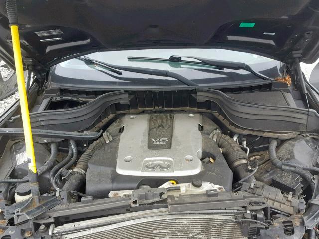 JN1AJ0HR0AM753870 - 2010 INFINITI EX35 BASE BLACK photo 7