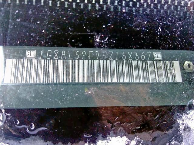 1G8AL52F95Z138367 - 2005 SATURN ION LEVEL BLACK photo 9