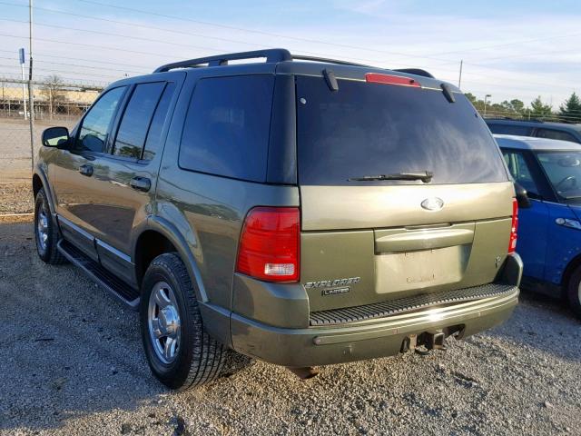 1FMDU65WX2UA72028 - 2002 FORD EXPLORER L GREEN photo 3