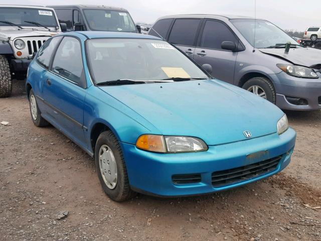 2HGEH2353NH546510 - 1992 HONDA CIVIC DX BLUE photo 1