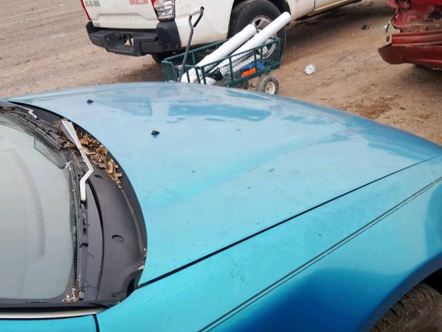 2HGEH2353NH546510 - 1992 HONDA CIVIC DX BLUE photo 9