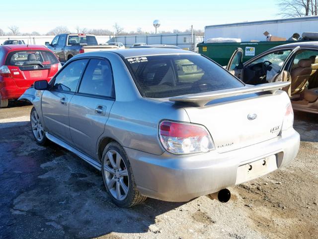 JF1GD74667G514887 - 2007 SUBARU IMPREZA WR SILVER photo 3