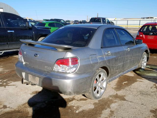 JF1GD74667G514887 - 2007 SUBARU IMPREZA WR SILVER photo 4