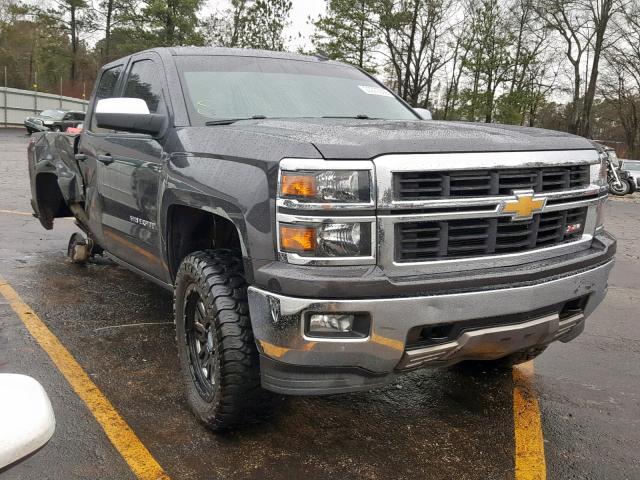 1GCVKREC1EZ162293 - 2014 CHEVROLET SILVERADO BLACK photo 1