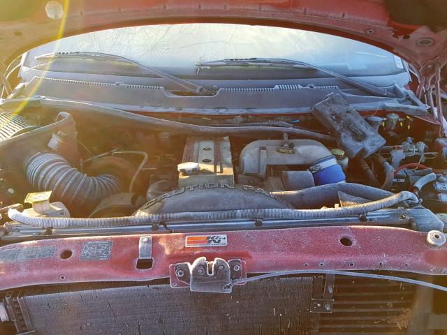 3B7KF2360XG189676 - 1999 DODGE RAM 2500 RED photo 7