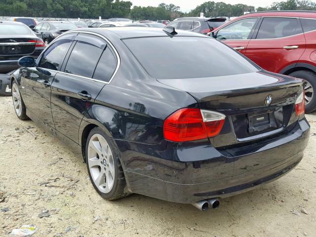 WBAVB33506AZ86820 - 2006 BMW 330 I BLACK photo 3