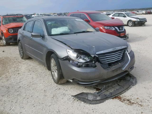 1C3CCBAB0DN636060 - 2013 CHRYSLER 200 LX GRAY photo 1