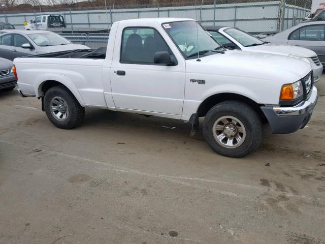 1FTYR10C71TA16687 - 2001 FORD RANGER WHITE photo 9