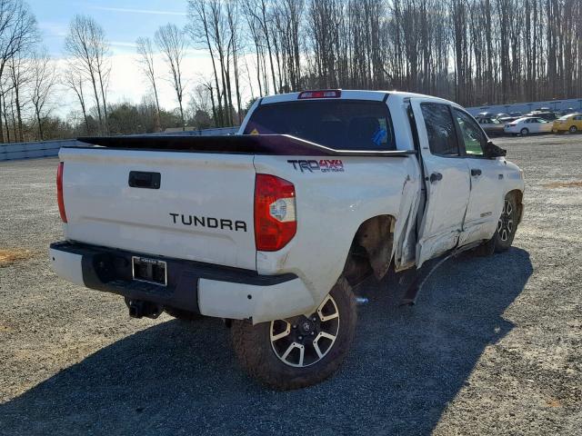 5TFDW5F12HX637133 - 2017 TOYOTA TUNDRA CRE WHITE photo 4