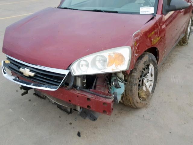 1G1ZS58F57F263978 - 2007 CHEVROLET MALIBU LS RED photo 7