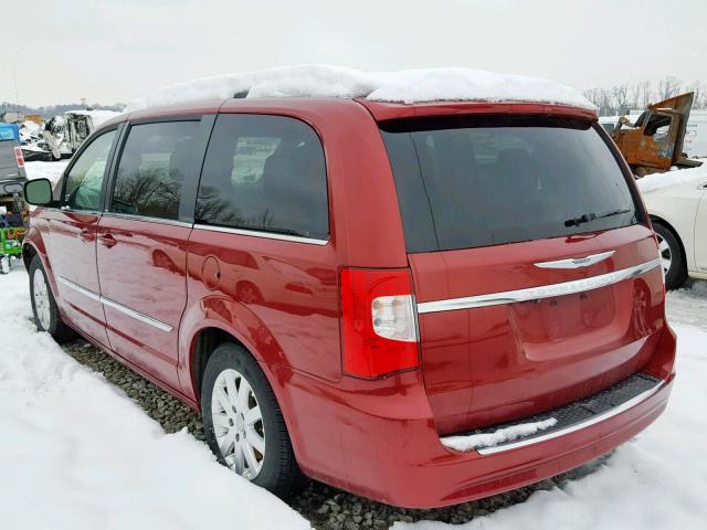2C4RC1BG5ER234629 - 2014 CHRYSLER TOWN & COU RED photo 3