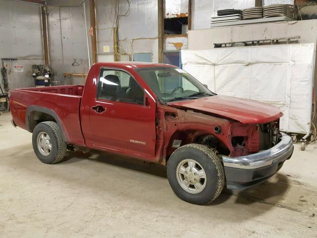 1GCDT146058209521 - 2005 CHEVROLET COLORADO MAROON photo 9