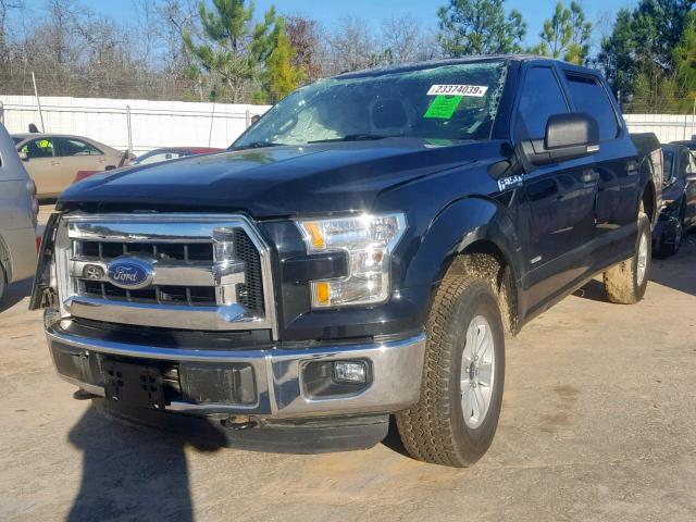 1FTEW1EG6GFA83425 - 2016 FORD F150 SUPER BLACK photo 2