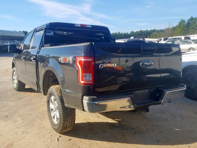 1FTEW1EG6GFA83425 - 2016 FORD F150 SUPER BLACK photo 3