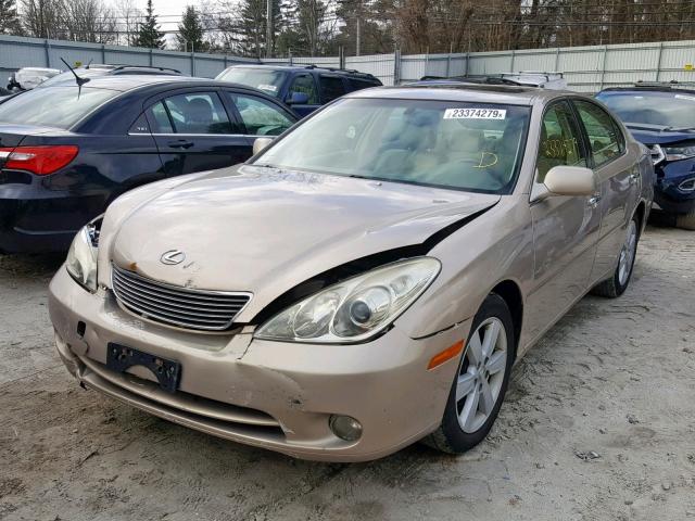 JTHBA30G855094366 - 2005 LEXUS ES 330 GOLD photo 2