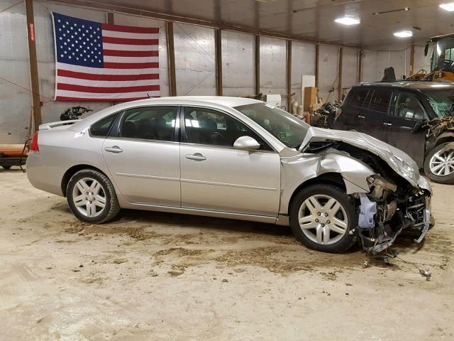 2G1WU581369414261 - 2006 CHEVROLET IMPALA LTZ SILVER photo 9