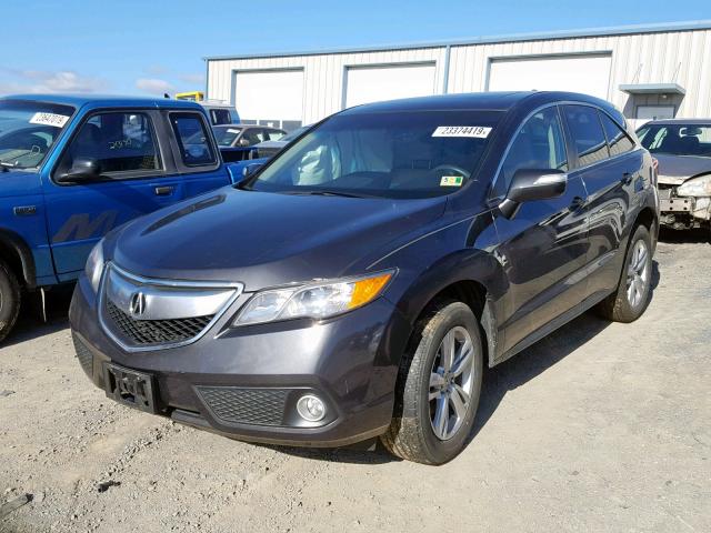 5J8TB3H52FL002513 - 2015 ACURA RDX TECHNO BLACK photo 2