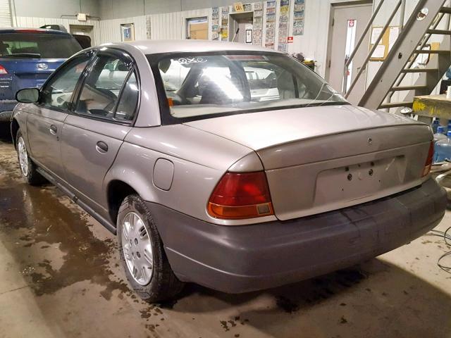 1G8ZH5288VZ413636 - 1997 SATURN SL1 GRAY photo 3