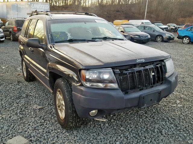 1J4GW48S64C398646 - 2004 JEEP GRAND CHER GRAY photo 1