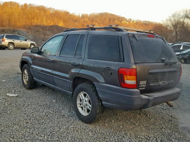 1J4GW48S64C398646 - 2004 JEEP GRAND CHER GRAY photo 3