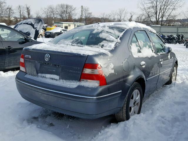 3VWSA69M84M037733 - 2004 VOLKSWAGEN JETTA GLS GRAY photo 4