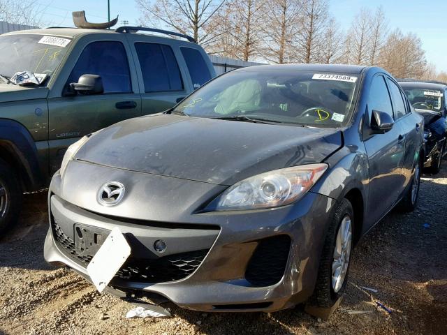 JM1BL1VF0C1503321 - 2012 MAZDA 3 I GRAY photo 2