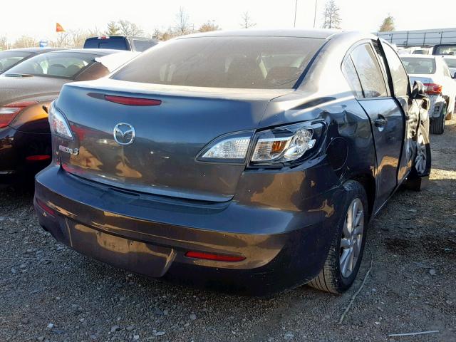 JM1BL1VF0C1503321 - 2012 MAZDA 3 I GRAY photo 4