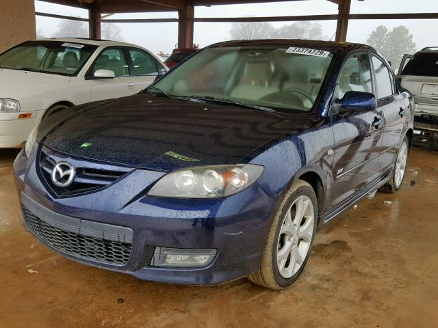 JM1BK323681167559 - 2008 MAZDA 3 S BLUE photo 2