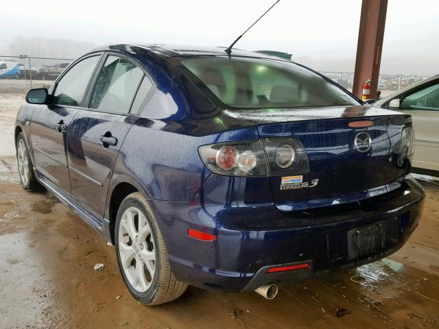 JM1BK323681167559 - 2008 MAZDA 3 S BLUE photo 3