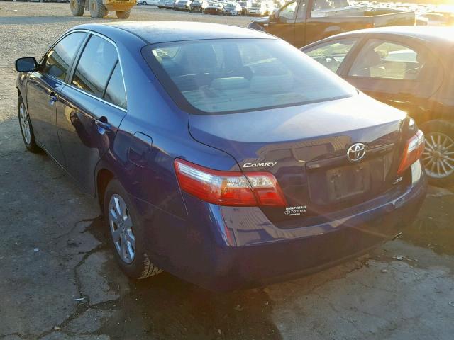 JTNBE46K373066055 - 2007 TOYOTA CAMRY NEW BLUE photo 3