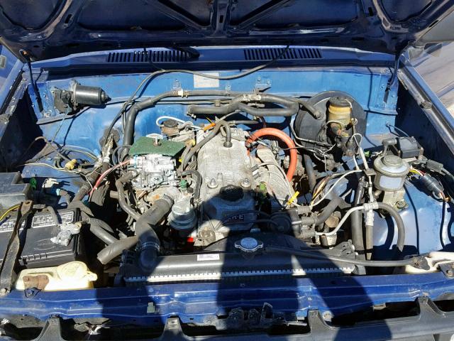 JT4RN55R9G0203220 - 1986 TOYOTA PICKUP 1/2 BLUE photo 7