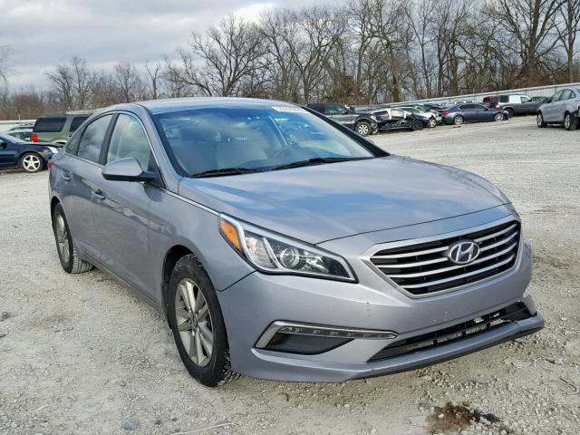 5NPE24AF5FH156718 - 2015 HYUNDAI SONATA SE GRAY photo 1