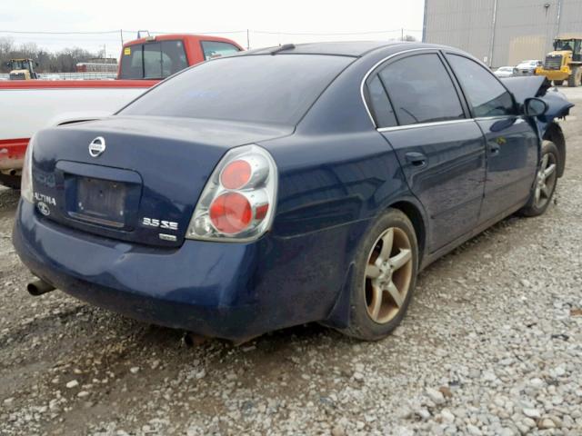 1N4BL11D65N443146 - 2005 NISSAN ALTIMA SE BLUE photo 4