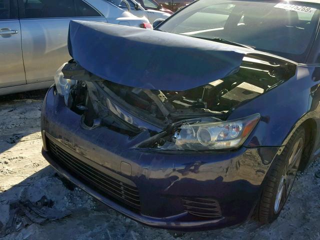 JTKJF5C77B3020362 - 2011 TOYOTA SCION TC 蓝色 照片 9