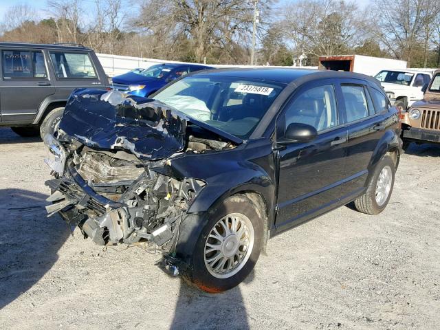 1B3HB28CX8D559830 - 2008 DODGE CALIBER BLACK photo 2