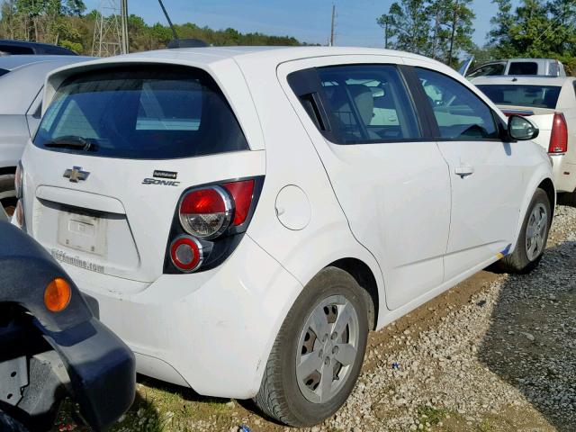 1G1JA6SH4F4188510 - 2015 CHEVROLET SONIC LS 白色 照片 4