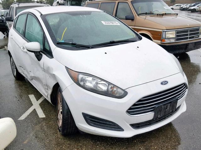 3FADP4TJ9GM170055 - 2016 FORD FIESTA S WHITE photo 1