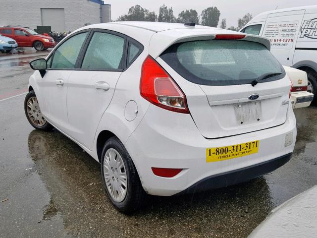 3FADP4TJ9GM170055 - 2016 FORD FIESTA S WHITE photo 3